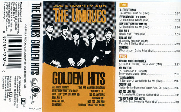 Joe Stampley And The Uniques (2) : Golden Hits (Cass, Comp)