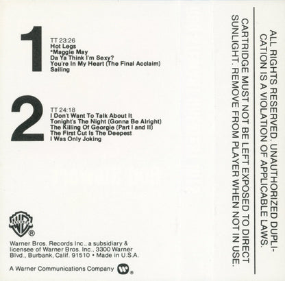 Rod Stewart : Greatest Hits (Cass, Comp, Club, RE)