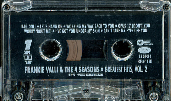 Frankie Valli & The Four Seasons : Greatest Hits, Volume 2 (Cass, Comp, SR,)