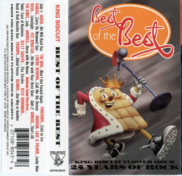 Various : Best Of The Best (25 Years Of Rock) (Cass, Comp)