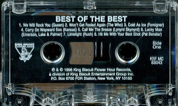Various : Best Of The Best (25 Years Of Rock) (Cass, Comp)