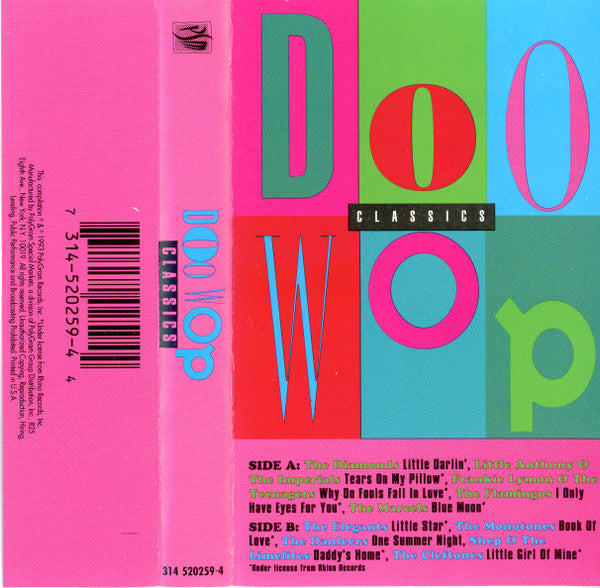 Various : Doo Wop Classics (Cass, Comp, 72)