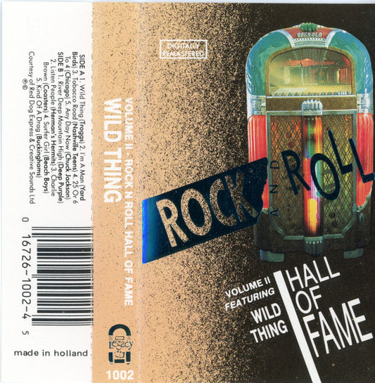 Various : Rock N Roll Hall Of Fame Volume II - Featuring "Wild Thing" (Cass, Comp)