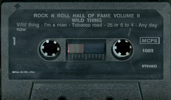 Various : Rock N Roll Hall Of Fame Volume II - Featuring "Wild Thing" (Cass, Comp)