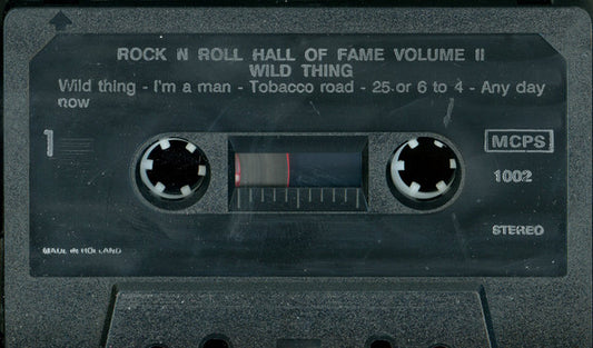 Various : Rock N Roll Hall Of Fame Volume II - Featuring "Wild Thing" (Cass, Comp)