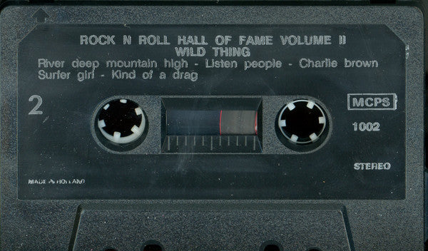 Various : Rock N Roll Hall Of Fame Volume II - Featuring "Wild Thing" (Cass, Comp)