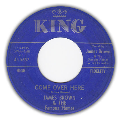 James Brown & The Famous Flames : Shout And Shimmy (7")