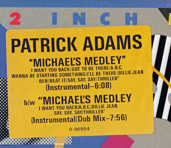Patrick Adams : Michael's Medley (12", Promo)