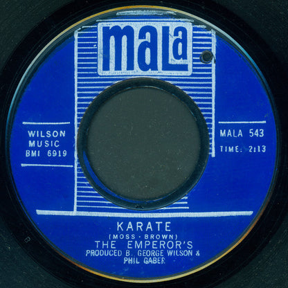 The Emperors (4) : Karate / I've Got To Have Her (7", Single, Styrene, Bes)