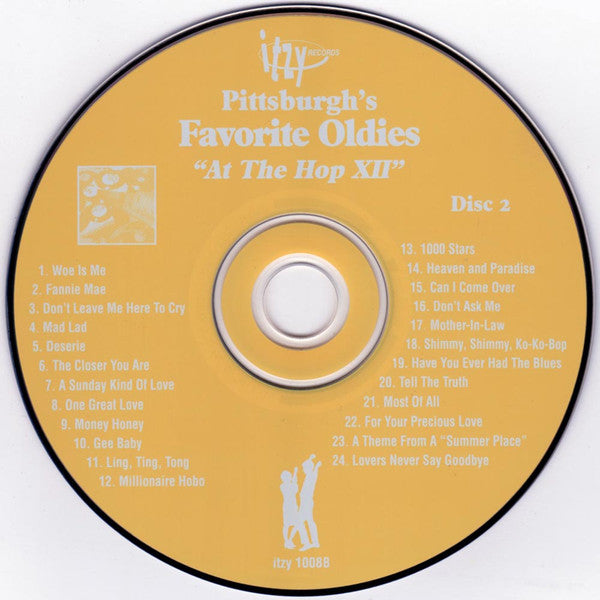 Various : Pittsburgh's Favorite Oldies "At The Hop XII" The Dusty Discs Two (2xCD, Comp)