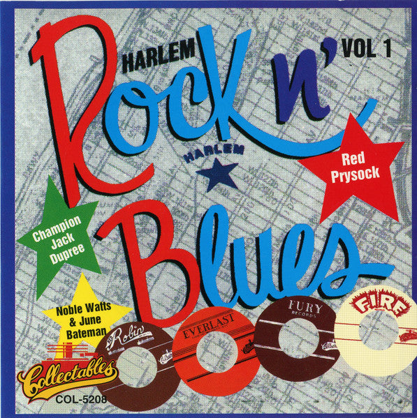 Various : Harlem Rock 'N' Blues Volume 1 (CD, Comp)