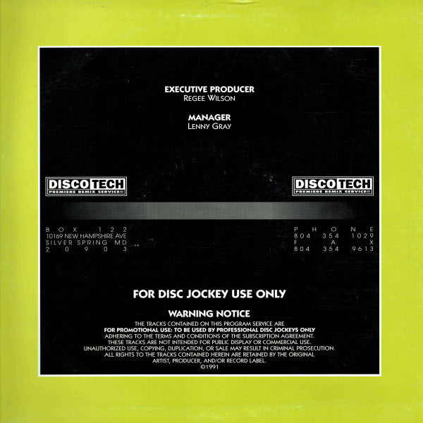 Various : DiscoTech TwentySix (3x12", Comp, Promo)