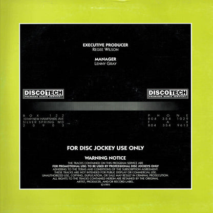 Various : DiscoTech TwentySix (3x12", Comp, Promo)