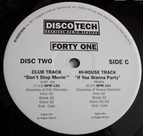 Various : DiscoTech FortyOne (3x12", Comp, Promo)
