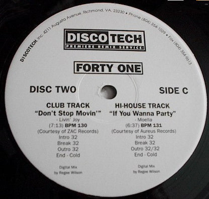 Various : DiscoTech FortyOne (3x12", Comp, Promo)