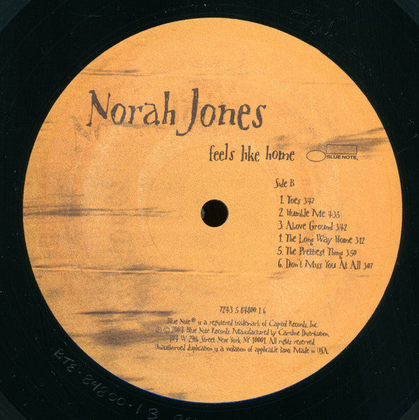 Norah Jones : Feels Like Home (LP, Album, Gat)