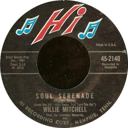 Willie Mitchell : Soul Serenade / Mercy Mercy Mercy (7", Single, Styrene, Mon)