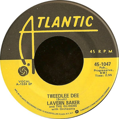 LaVern Baker And The Gliders (3) : Tweedlee Dee / Tomorrow Night (7", RE, Spe)