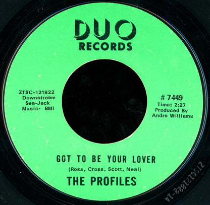 The Profiles (2) : If I Didn't Love You (7", Mono, Styrene)