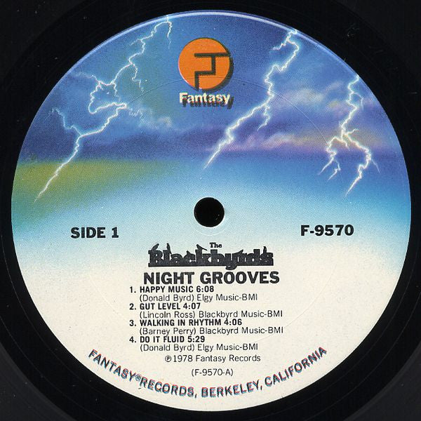 The Blackbyrds : Night Grooves (LP, Comp, Pit)