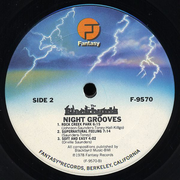 The Blackbyrds : Night Grooves (LP, Comp, Pit)