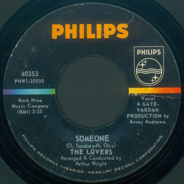 The Lovers (8) : Do This For Me / Someone (7", Styrene)