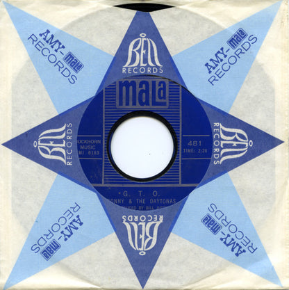 Ronny & The Daytonas : G.T.O. / Hot Rod Baby (7", Single, Styrene, Bes)