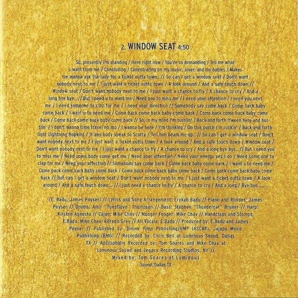 Erykah Badu : New Amerykah Part Two: Return Of The Ankh (CD, Album)