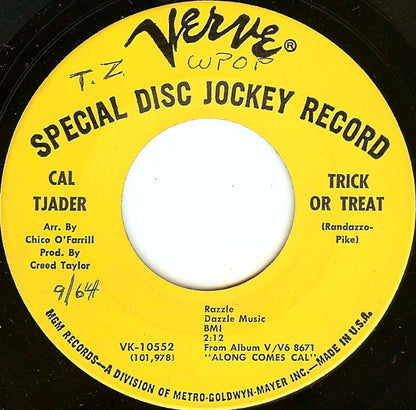 Cal Tjader : Trick Or Treat / Quando Quando Que Sera (7", Promo)