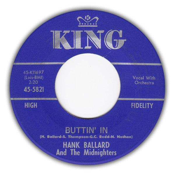 Hank Ballard & The Midnighters : Buttin' In / I'm Learning (7", Single)