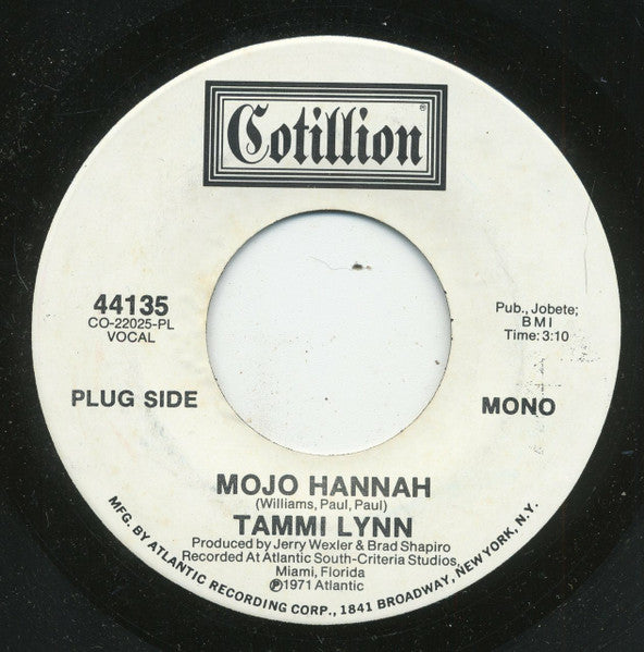 Tami Lynn : Mojo Hannah (7", Single, Mono, Promo, PL )