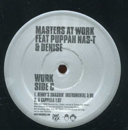 Masters At Work Featuring Puppah Nas-T & Denise Belfon : Work (2x12", Promo)