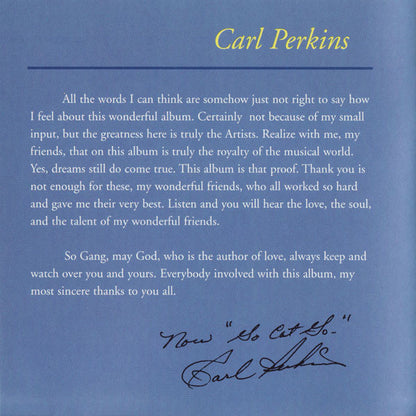 Carl Perkins : Go Cat Go (HDCD, Album)