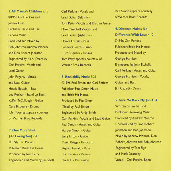 Carl Perkins : Go Cat Go (HDCD, Album)