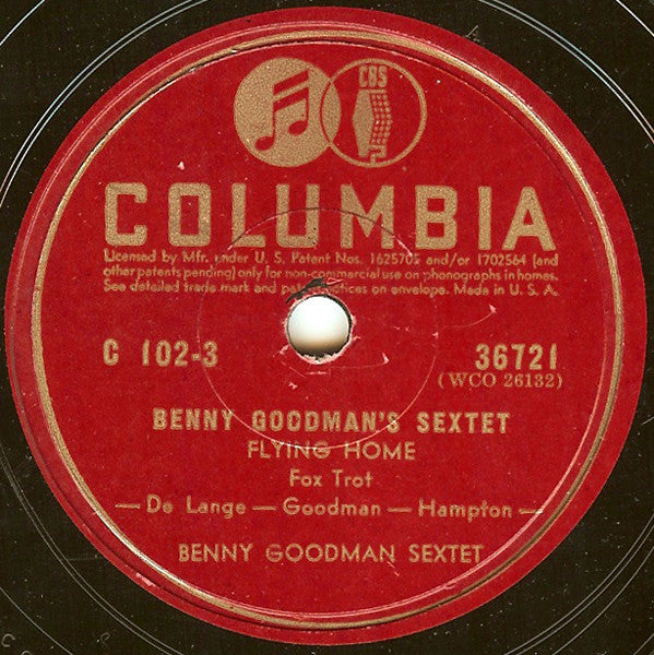 Benny Goodman Sextet : Benny Goodman Sextet (4xShellac, 10", Album, Comp)