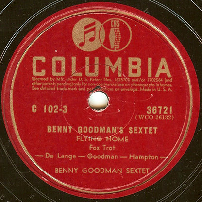 Benny Goodman Sextet : Benny Goodman Sextet (4xShellac, 10", Album, Comp)