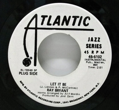 Ray Bryant : Let It Be / Shake-A-Lady (7", Single, Promo, SP )