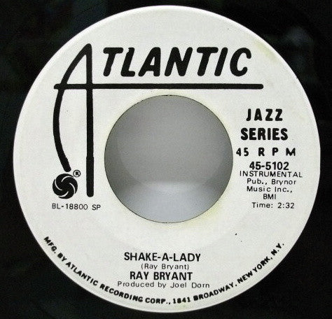 Ray Bryant : Let It Be / Shake-A-Lady (7", Single, Promo, SP )