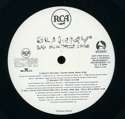 Various : Grammy Rap Nominees 2000 (2xLP, Comp, Promo)