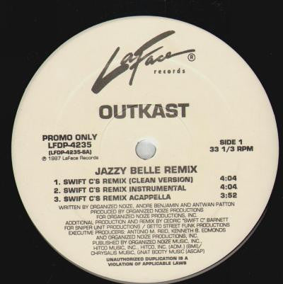 OutKast : Jazzy Belle (Remix) (12", Promo)