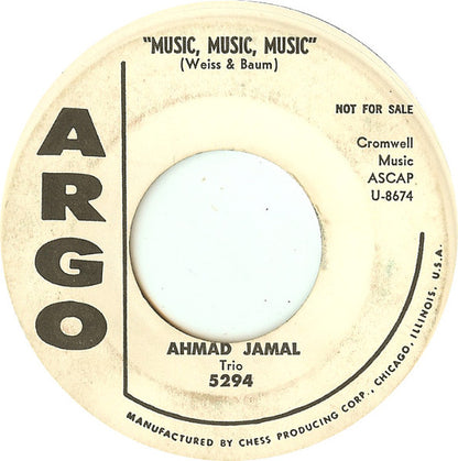 Ahmad Jamal Trio : But Not For Me (7", Promo)
