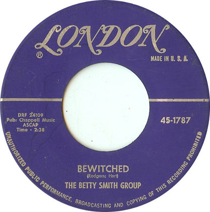 The Betty Smith Group : Hand Jive (7")