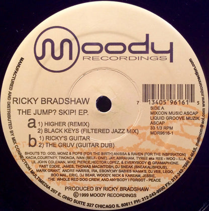 Ricky Bradshaw : The Jump? Skip! E.P. (12", EP)