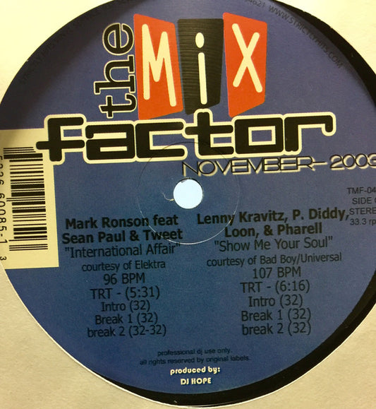Various : The Mix Factor (November 2003) (2x12", Comp)