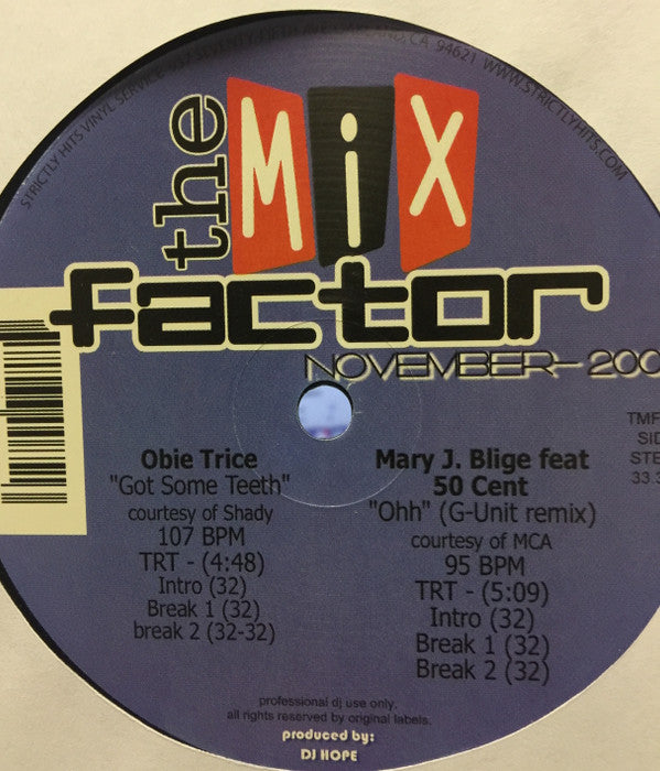 Various : The Mix Factor (November 2003) (2x12", Comp)
