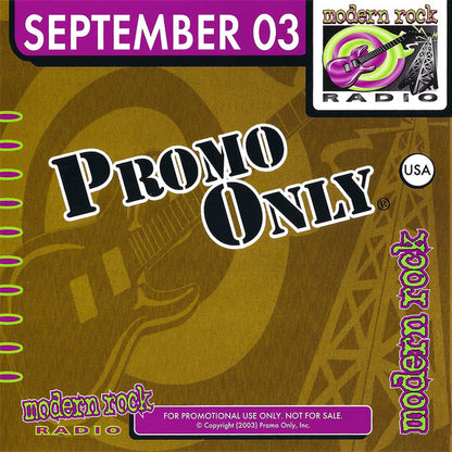 Various : Promo Only Modern Rock Radio: September 2003 (CD, Comp, Promo)