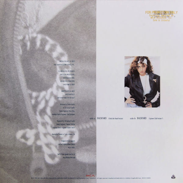 Pebbles With Salt 'N' Pepa : Backyard (12", Single)