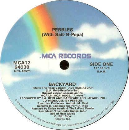Pebbles With Salt 'N' Pepa : Backyard (12", Single)