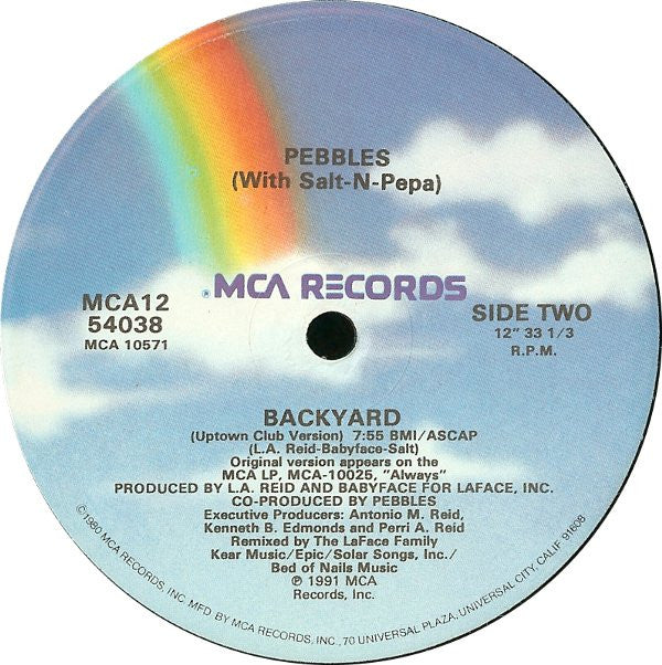 Pebbles With Salt 'N' Pepa : Backyard (12", Single)