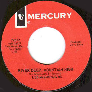 Les McCann Ltd. : Sunny / River Deep, Mountain High (7", Single)